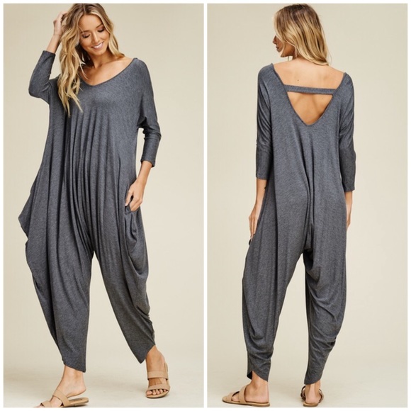 ❄️LAST1️⃣//GRAY HAREM JUMPSUIT - Picture 2 of 4